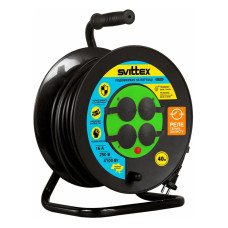 Подовжувач на котушці SVITTEX Профі 40 м SV-020-B-IP44