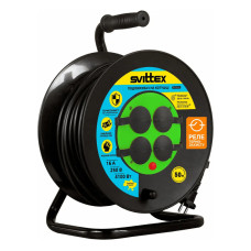Подовжувач на котушці SVITTEX Профі 50 м SV-021-B-IP44