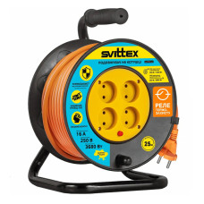 Подовжувач на котушці SVITTEX 25 м SV-004-О