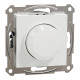 Поворотний LED димер типу RC 3–370 Вт без рамки Schneider Electric Asfora, білий