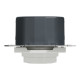 Поворотний LED димер типу RC 3–370 Вт без рамки Schneider Electric Asfora, білий