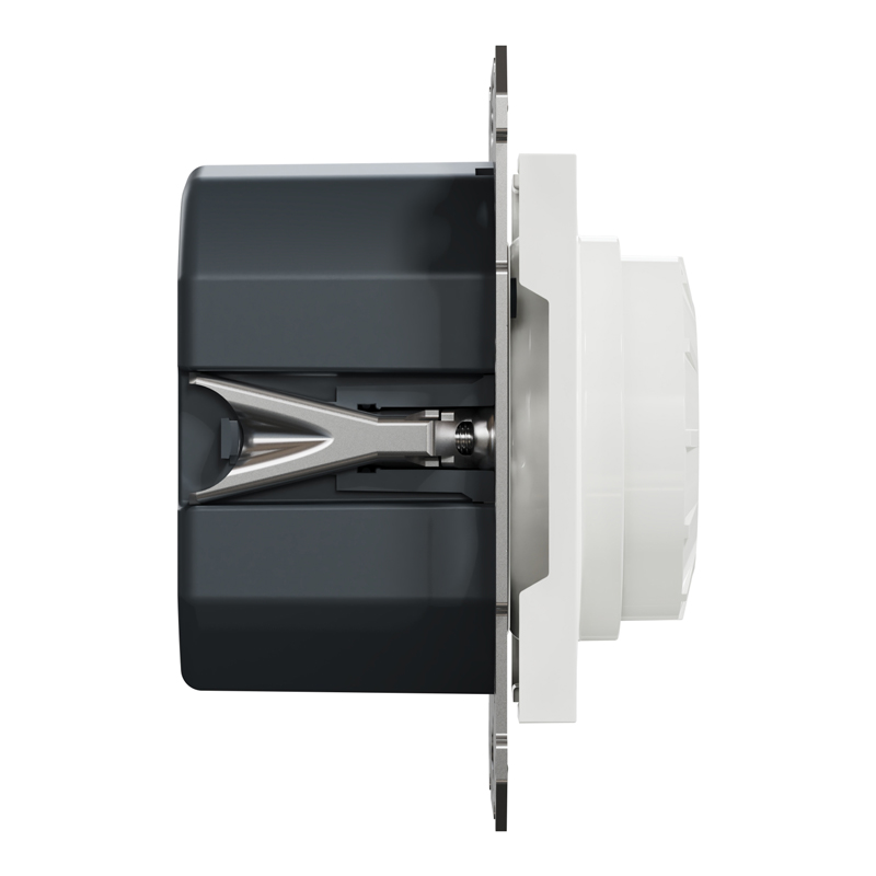 Поворотний LED димер типу RC 3–370 Вт без рамки Schneider Electric Asfora, білий