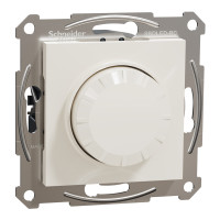Поворотний LED димер типу RC 3–370 Вт без рамки Schneider Electric Asfora, кремовий