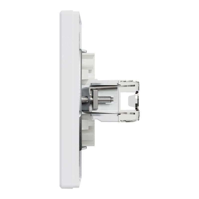 Розетка комп’ютерна RJ45 UTP Cat 5e з рамкою Schneider Electric Asfora, біла
