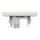 Розетка комп’ютерна RJ45 UTP Cat 5e з рамкою Schneider Electric Asfora, кремова