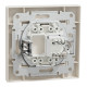 Розетка комп’ютерна RJ45 UTP Cat 5e з рамкою Schneider Electric Asfora, кремова