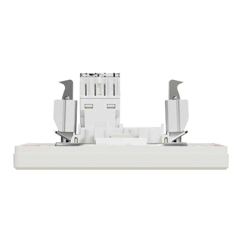 Розетка комп’ютерна RJ45 UTP Cat 5e з рамкою Schneider Electric Asfora, кремова