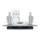 Розетка комп’ютерна RJ45 UTP Cat 5e без рамки Schneider Electric Asfora, антрацит