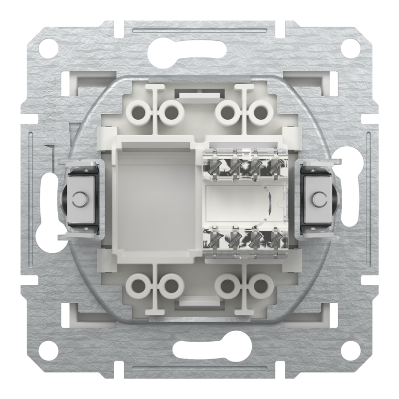 Розетка комп’ютерна RJ45 UTP Cat 5e без рамки Schneider Electric Asfora, біла