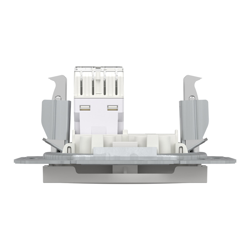 Розетка комп’ютерна RJ45 UTP Cat 5e без рамки Schneider Electric Asfora, біла