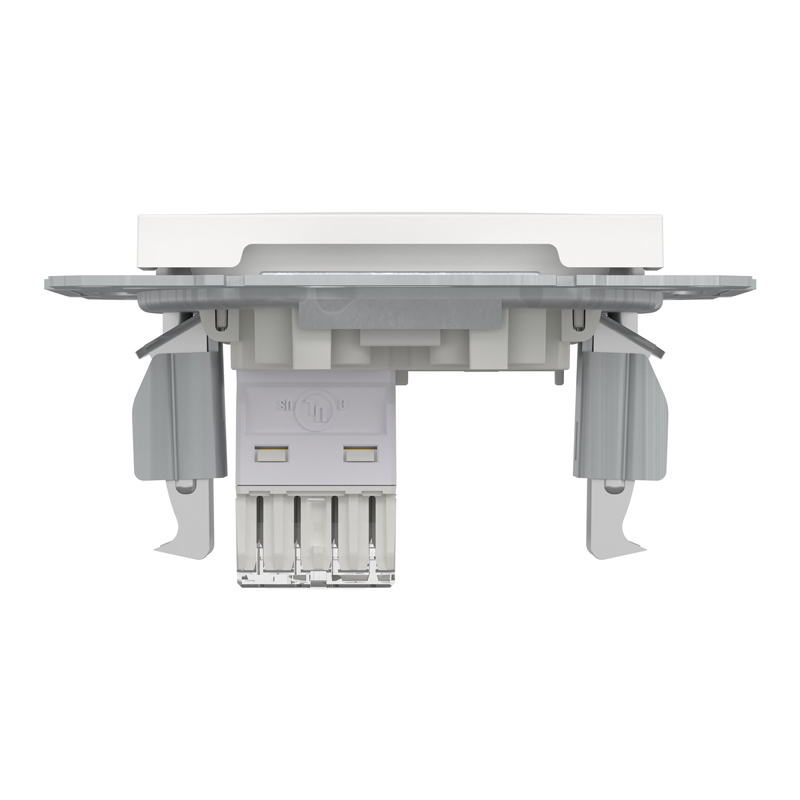 Розетка комп’ютерна RJ45 UTP Cat 5e без рамки Schneider Electric Asfora, біла