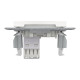 Розетка комп’ютерна RJ45 UTP Cat 5e без рамки Schneider Electric Asfora, біла