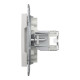 Розетка комп’ютерна RJ45 UTP Cat 5e без рамки Schneider Electric Asfora, біла