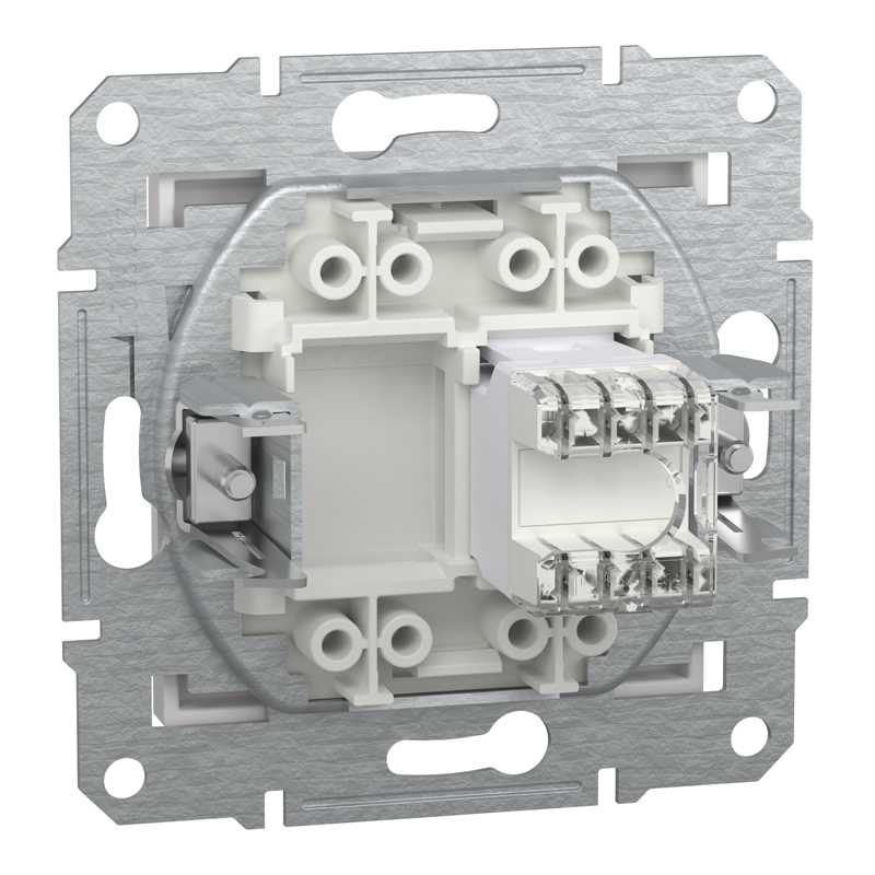 Розетка комп’ютерна RJ45 UTP Cat 5e без рамки Schneider Electric Asfora, біла