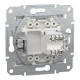 Розетка комп’ютерна RJ45 UTP Cat 5e без рамки Schneider Electric Asfora, біла
