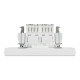 Розетка комп’ютерна подвійна 2×RJ45 UTP Cat 5e з рамкою Schneider Electric Asfora, біла