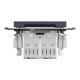 Розетка комп’ютерна подвійна 2×RJ45 UTP Cat 5e без рамки Schneider Electric Asfora, антрацит
