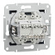 Розетка комп’ютерна подвійна 2×RJ45 UTP Cat 5e без рамки Schneider Electric Asfora, антрацит
