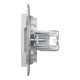 Розетка комп’ютерна подвійна 2×RJ45 UTP Cat 5e без рамки Schneider Electric Asfora, біла