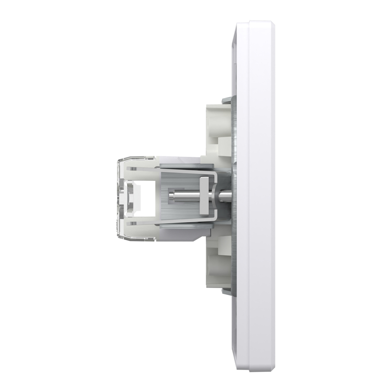 Розетка комп’ютерна RJ45 UTP Cat 6 з рамкою Schneider Electric Asfora, біла
