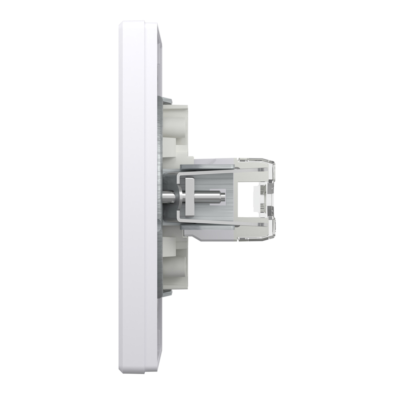 Розетка комп’ютерна RJ45 UTP Cat 6 з рамкою Schneider Electric Asfora, біла