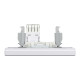 Розетка комп’ютерна RJ45 UTP Cat 6 з рамкою Schneider Electric Asfora, біла