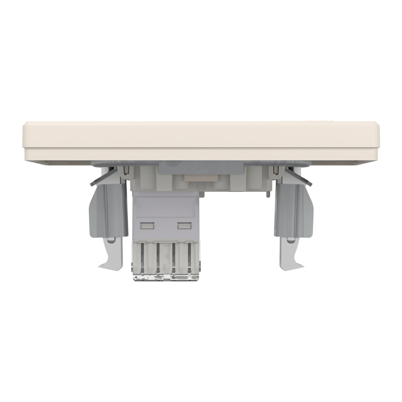 Розетка комп’ютерна RJ45 UTP Cat 6 з рамкою Schneider Electric Asfora, кремова