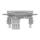 Розетка комп’ютерна RJ45 UTP Cat 6 без рамки Schneider Electric Asfora, алюміній
