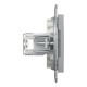 Розетка комп’ютерна RJ45 UTP Cat 6 без рамки Schneider Electric Asfora, алюміній