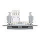 Розетка комп’ютерна RJ45 UTP Cat 6 без рамки Schneider Electric Asfora, сталь