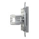 Розетка комп’ютерна RJ45 UTP Cat 6 без рамки Schneider Electric Asfora, сталь