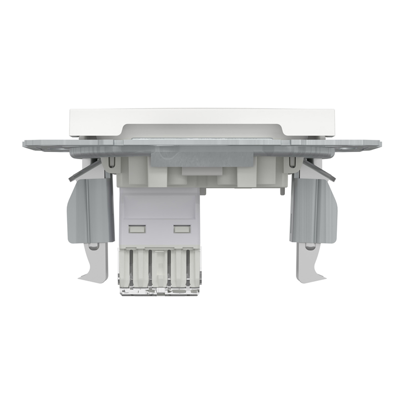 Розетка комп’ютерна RJ45 UTP Cat 6 без рамки Schneider Electric Asfora, біла
