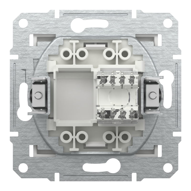 Розетка комп’ютерна RJ45 UTP Cat 6 без рамки Schneider Electric Asfora, біла