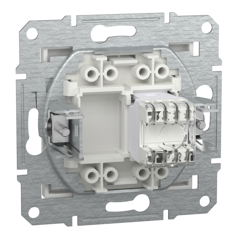 Розетка комп’ютерна RJ45 UTP Cat 6 без рамки Schneider Electric Asfora, біла