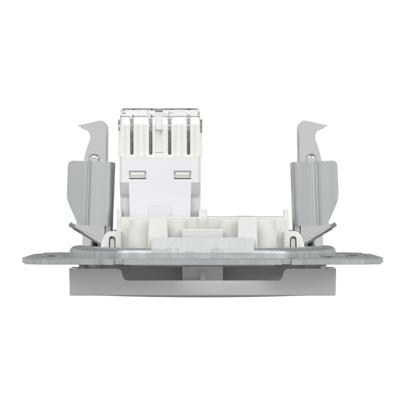 Розетка комп’ютерна RJ45 UTP Cat 6 без рамки Schneider Electric Asfora, біла