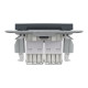Розетка комп’ютерна подвійна 2×RJ45 UTP Cat 6 без рамки Schneider Electric Asfora, антрацит
