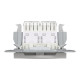 Розетка комп’ютерна подвійна 2×RJ45 UTP Cat 6 без рамки Schneider Electric Asfora, біла
