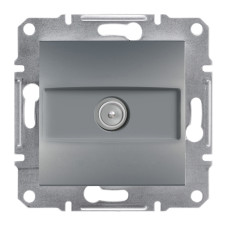 TV-розетка кінцева 1 дБ без рамки Schneider Electric Asfora, сталь