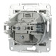 TV-розетка кінцева 1 дБ без рамки Schneider Electric Asfora, сталь