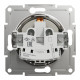 Розетка із заземленням без рамки Schneider Electric Asfora, бронза
