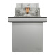 Розетка IP44 із заземленням, кришкою, захисними шторками та рамкою Schneider Electric Asfora, алюміній