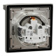 Розетка IP44 із заземленням, кришкою, захисними шторками та рамкою Schneider Electric Asfora, бронза
