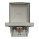 Розетка IP44 із заземленням, кришкою, захисними шторками та рамкою Schneider Electric Asfora, бронза
