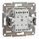 Вимикач триклавішний без рамки Schneider Electric Asfora, білий