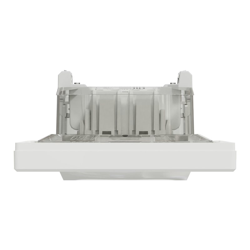 Вимикач одноклавішний самозажимний Schneider Electric Asfora, білий ip44