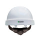 Каска захисна SIZAM SAFE-GUARD 3210 з вентиляцією та храповиком, біла