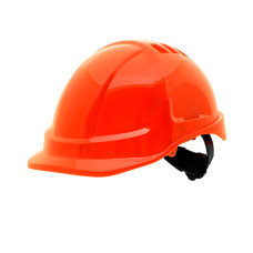 Каска захисна SIZAM SAFE-GUARD 3210 з вентиляцією та храповиком, червона