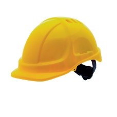 Каска захисна SIZAM SAFE-GUARD 3210 з вентиляцією та храповиком, жовта