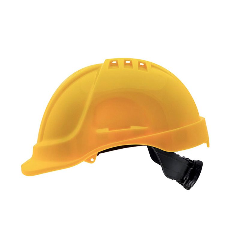 Каска захисна SIZAM SAFE-GUARD 3210 з вентиляцією та храповиком, жовта