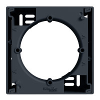Коробка 1-постова для зовнішнього монтажу Schneider Electric Asfora, антрацит